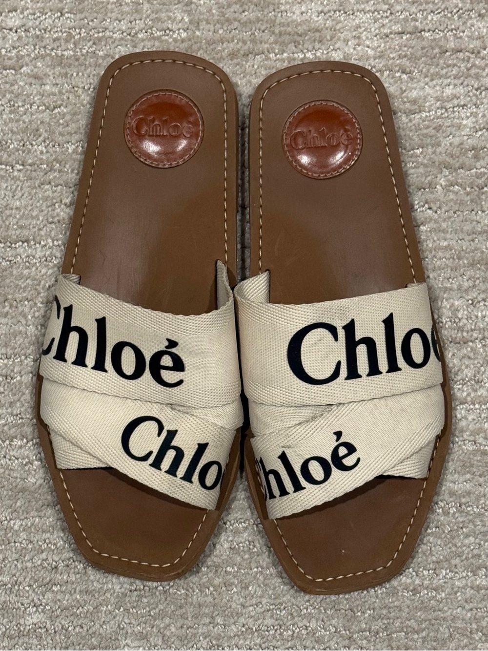 CHLOE Woody Slide Sandal - Sz 40